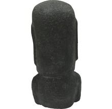 Moai Osterinsel Statue aus Stein, Rückansicht