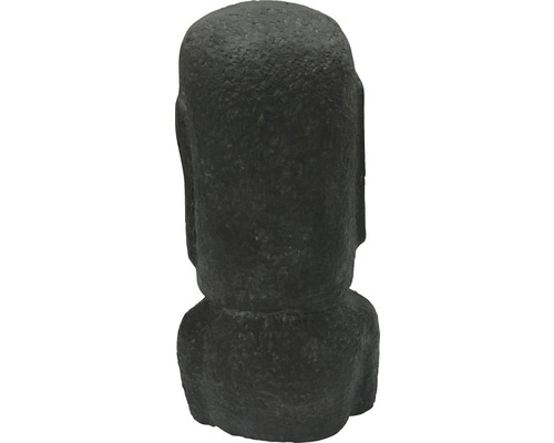 Moai Osterinsel Statue aus Stein, Rückansicht