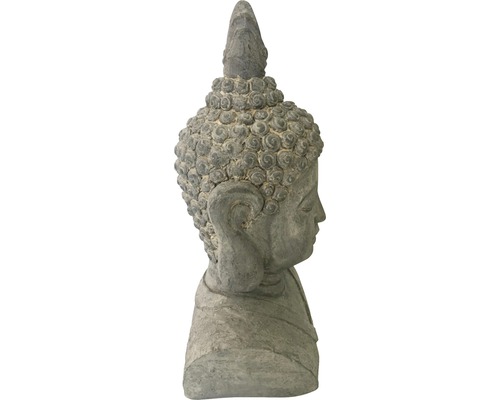 Buddha Kopf Skulptur aus Steinguss für den Garten