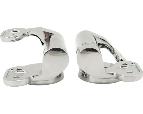 Zwei Handlaufhalter aus Metall