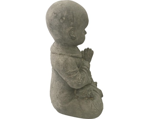 Betende Mönchsfigur aus Stein für den Garten