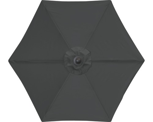 Ansicht von oben eines Sonnenschirms