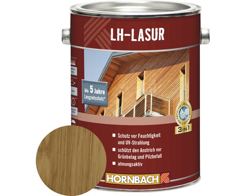 HORNBACH LH-Lasur eiche 2,5 L