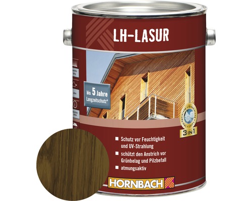 HORNBACH LH-Lasur nussbaum 2,5 L