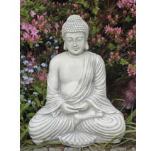Buddha 33x33x34 cm weiß-thumb-0