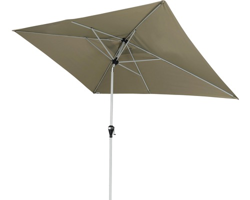 Rechteckiger Sonnenschirm mit Metallgestell