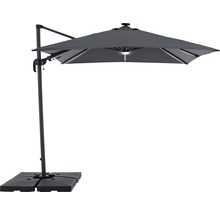 Freiarm-Sonnenschirm mit Schirmständer für den Garten oder die Terrasse