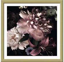 Gerahmtes Bild mit Blumenmotiv