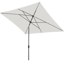 Rechteckiger Sonnenschirm mit Mittelstock
