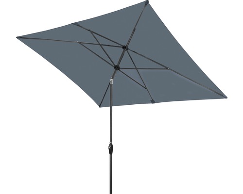 Rechteckiger Sonnenschirm mit Metallgestell