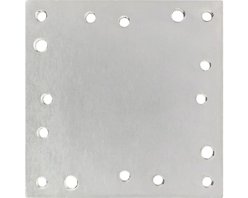 Metallplatte mit Bohrungen für Befestigungen