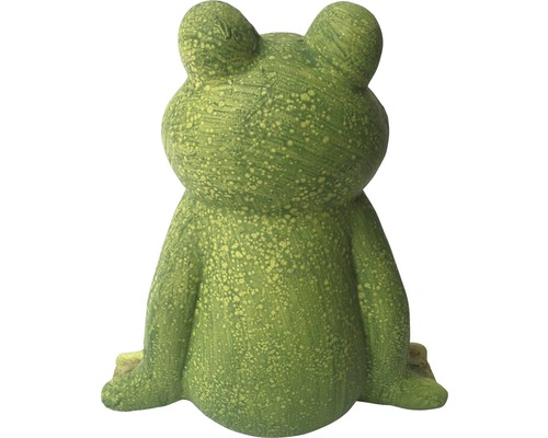 Froschfigur für den Garten, Rückansicht
