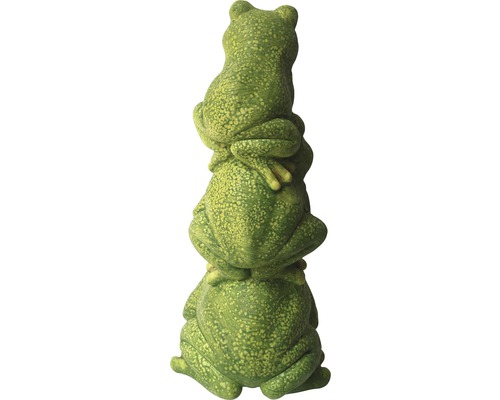 Dekorative Frosch-Pyramide für den Garten