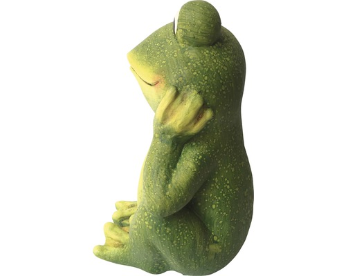 Dekofigur Frosch sitzend