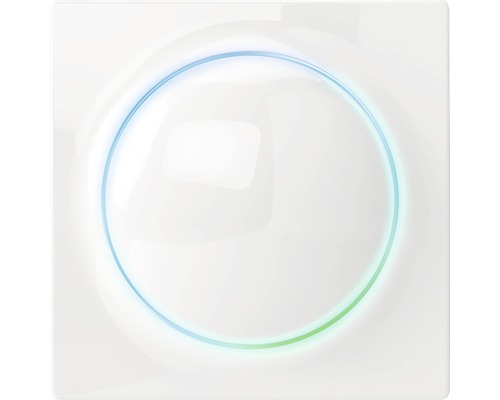 Weißer Lichtschalter mit LED-Beleuchtung