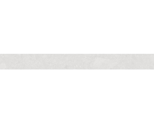 Feinsteinzeug Sockelfliese Donau 6,0x60,0 cm weiß