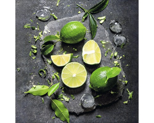 Glasbild Lemonmix 50x50 cm GLA1998