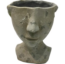 Blumentopf in Form eines Gesichtes