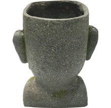 Blumentopf aus Stein in Form eines Kopfes