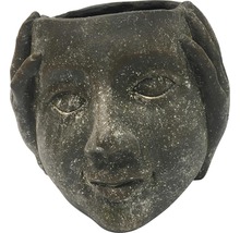 Blumentopf in Form eines Frauengesichts