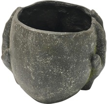 Blumentopf mit Händen aus Steinzeug