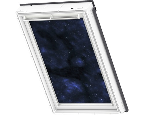 Dachfenster mit Weltraum-Motiv