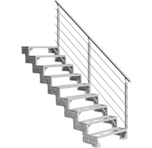 Stahltreppe mit Geländer