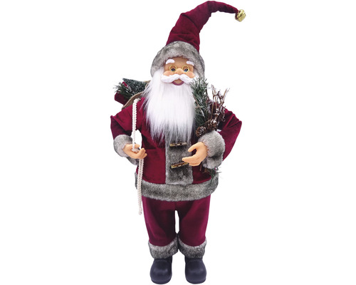 Dekofigur Lafiora Weihnachtsmann H 60 cm rot, grün