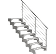 Metalltreppe mit Geländer