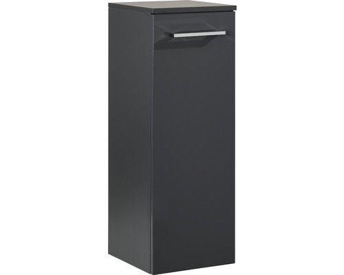 Midischrank Fackelmann Hype 3.0 82,5x30,5x32 cm anthrazit Grauer Bad-Hochschrank mit Tür und Griff