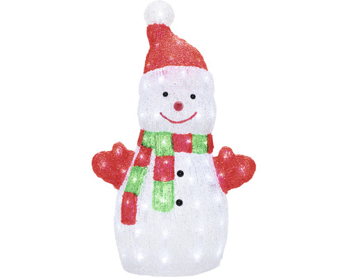 Schneemann-Figur mit Beleuchtung für die Weihnachtsdekoration