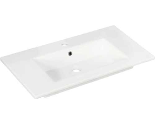 Möbelwaschtisch Fackelmann Hype 3.0 PE eckig 82x48 cm weiß Möbelwaschtisch Fackelmann Hype 3.0 PE eckig 82x48 cm weiß