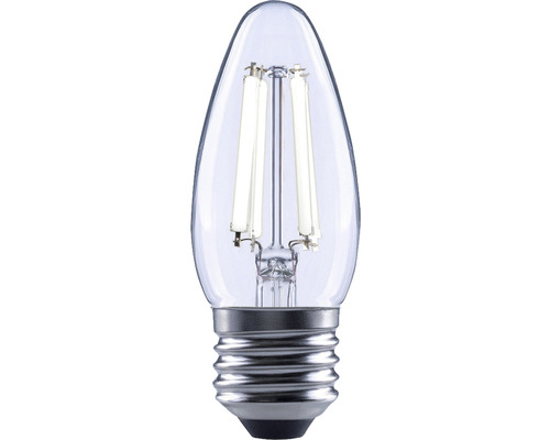 FLAIR LED Kerzenlampe dimmbar C35 E27/6W(60W) 806 lm 4000 K neutralweiß klar