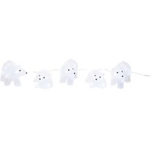 Lichterkette mit Eisbären-Motiv
