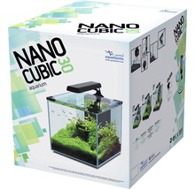 Aquarium aquatlantis Nano Cubic 30 mit Frostglasrückseite, LED-Beleuchtung, Filter, Heizer, Pumpe weiß (ohne Schrank)-thumb-1