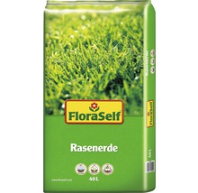 FloraSelf Rasenerde, 40 Liter Sack zur Rasenpflege