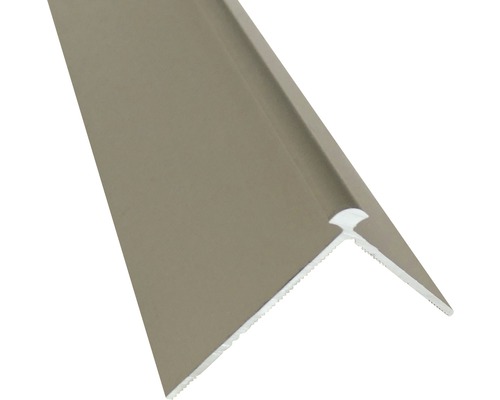Profilleiste Außeneck Slate-Lite F-Line silber 2,5 m Winkelprofil aus Metall für Wandabschluss