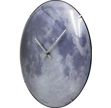 Wanduhr mit Mondmotiv