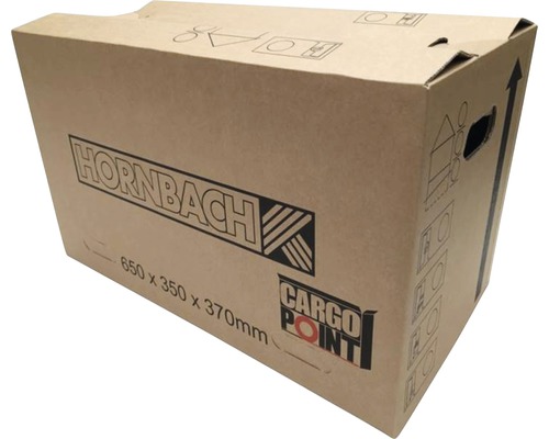 Hornbach Lagerbox aus Karton, 650 x 350 x 370 mm