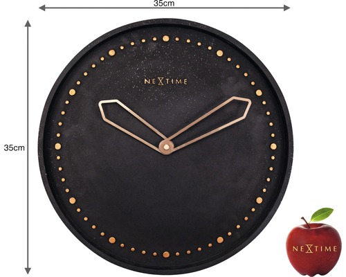 Nextime Wanduhr mit einem Durchmesser von 35 cm.