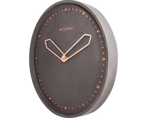 Nextime Wanduhr mit runden Markierungen und Zeigern