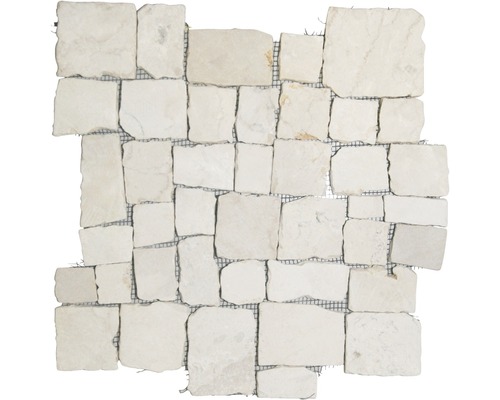 Natursteinmosaik Marmor Murcino 30,0x30,0 cm beige