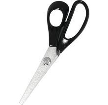 Schere mit schwarzem Griff