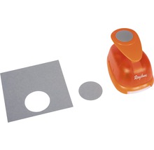 Kreisstanzer mit Papierrest