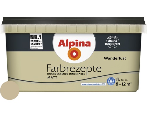 Alpina Wandfarbe Farbrezepte Wanderlust 1 L