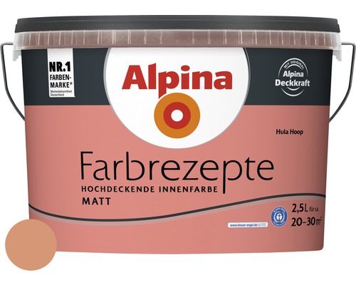 Alpina Wandfarbe Farbrezepte Hula Hoop 2,5 L