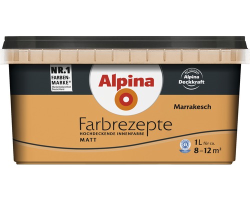 Alpina Farbrezepte Marrakesch Innenfarbe, 1 Liter, matte Oberfläche