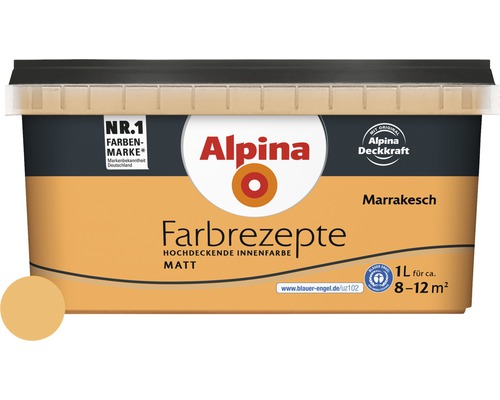 Alpina Wandfarbe Farbrezepte Marrakesch 1 L