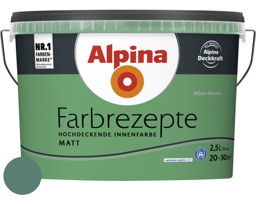 Alpina Wandfarbe Farbrezepte Wildes Paradies 2,5 L Alpina Wandfarbe Farbrezepte Wildes Paradies 2,5 L