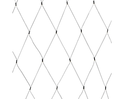 Netz aus Nylonfäden mit quadratischen Maschen zur Anwendung im Garten